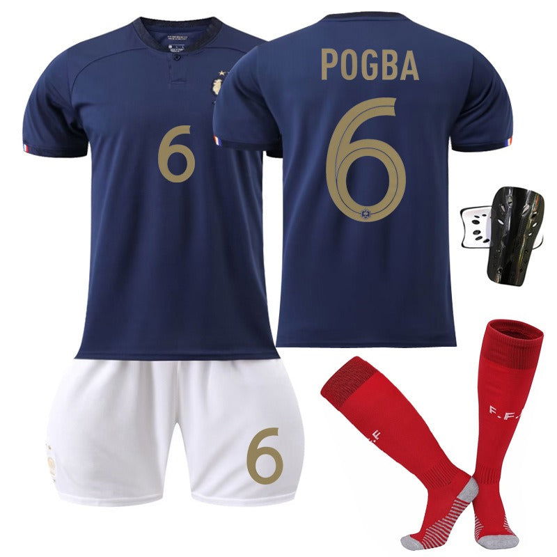 New home World Cup No. 10 Mbappe 19 Benzema 11 Dembele 9 Giroud jersey set - CHRISTDEST GLOBAL SERVICE