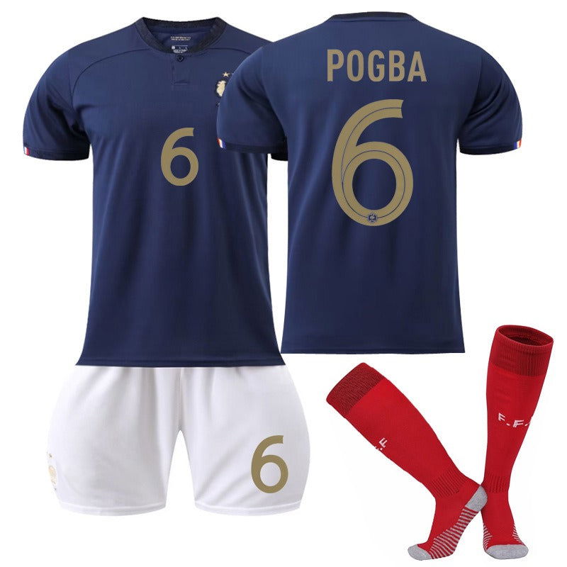 New home World Cup No. 10 Mbappe 19 Benzema 11 Dembele 9 Giroud jersey set - CHRISTDEST GLOBAL SERVICE