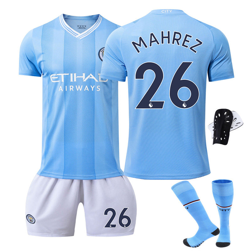 2324 Manchester City Home Football Uniform No. 9 Harland 10 Glalish 17 De Bruyne Cross Border Breathe Version