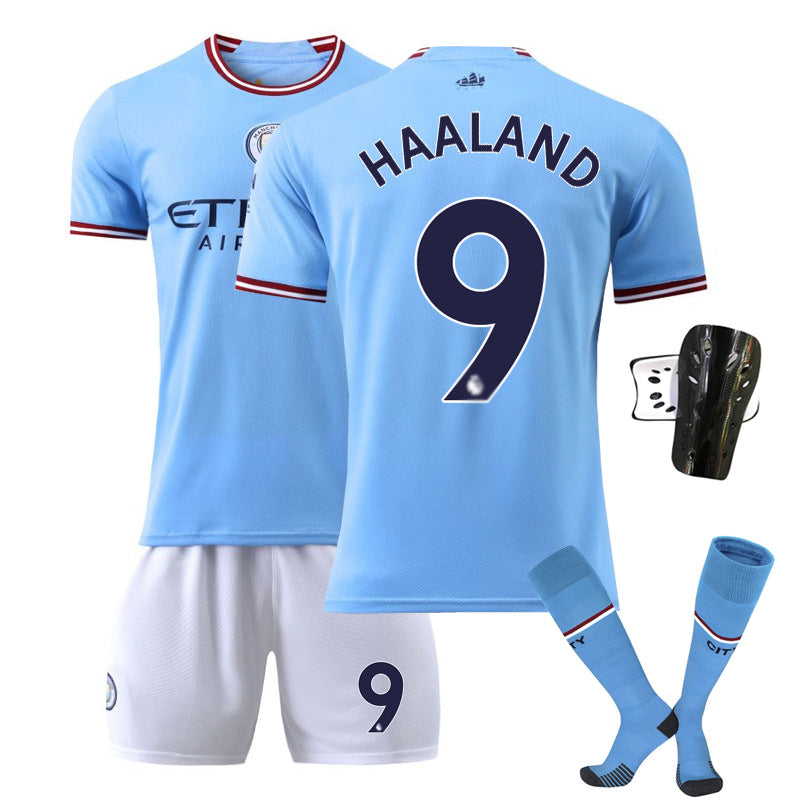 Outdoor Sports Football Jersey Men's Long Sleeve Shirt Polyester Material Light Green Color Suitable Football Matches Training