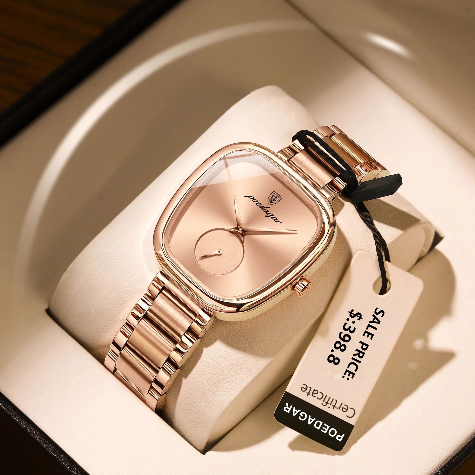 POEDAGAR Luxury Watch for Woman Waterproof Stainless Steel Quartz Ladies Watch High Quality Women's Watches Elegant Female Clock - CHRISTDEST GLOBAL SERVICE