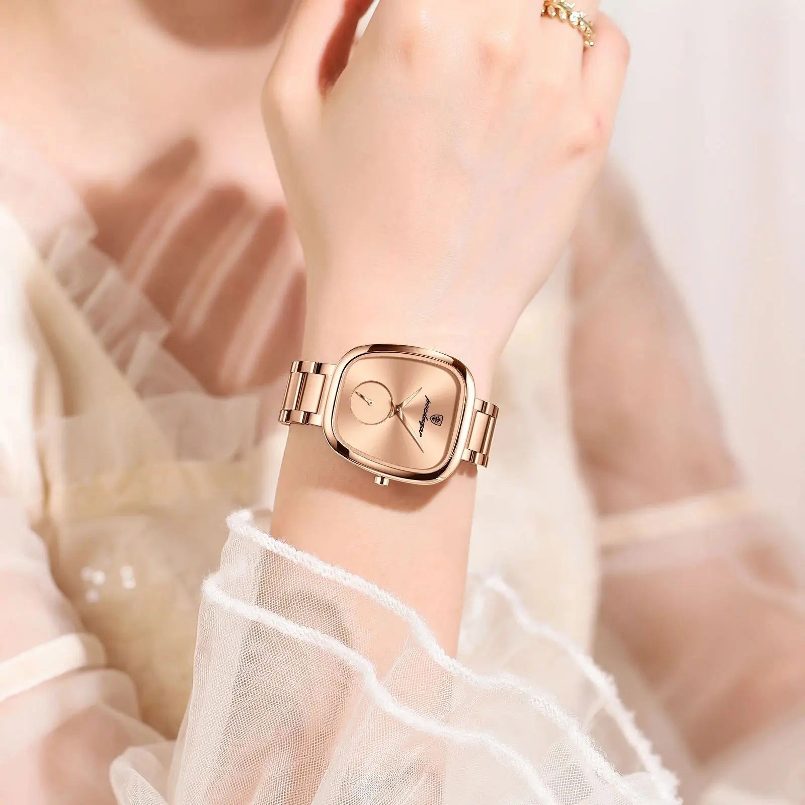 POEDAGAR Luxury Watch for Woman Waterproof Stainless Steel Quartz Ladies Watch High Quality Women's Watches Elegant Female Clock - CHRISTDEST GLOBAL SERVICE