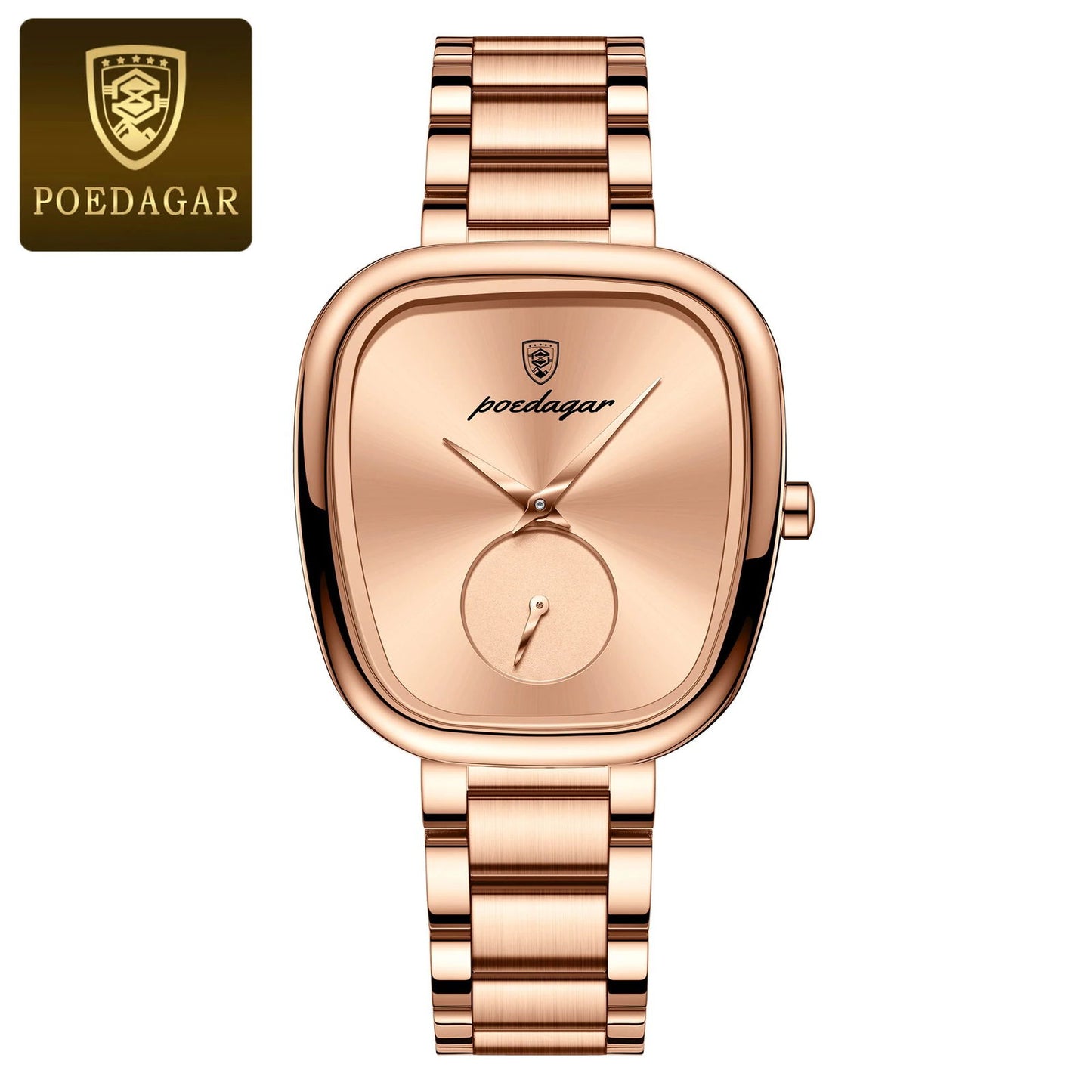 POEDAGAR Luxury Watch for Woman Waterproof Stainless Steel Quartz Ladies Watch High Quality Women's Watches Elegant Female Clock - CHRISTDEST GLOBAL SERVICE