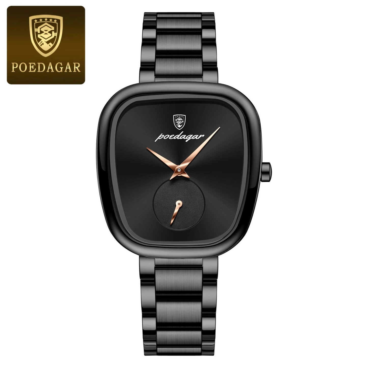 POEDAGAR Luxury Watch for Woman Waterproof Stainless Steel Quartz Ladies Watch High Quality Women's Watches Elegant Female Clock - CHRISTDEST GLOBAL SERVICE