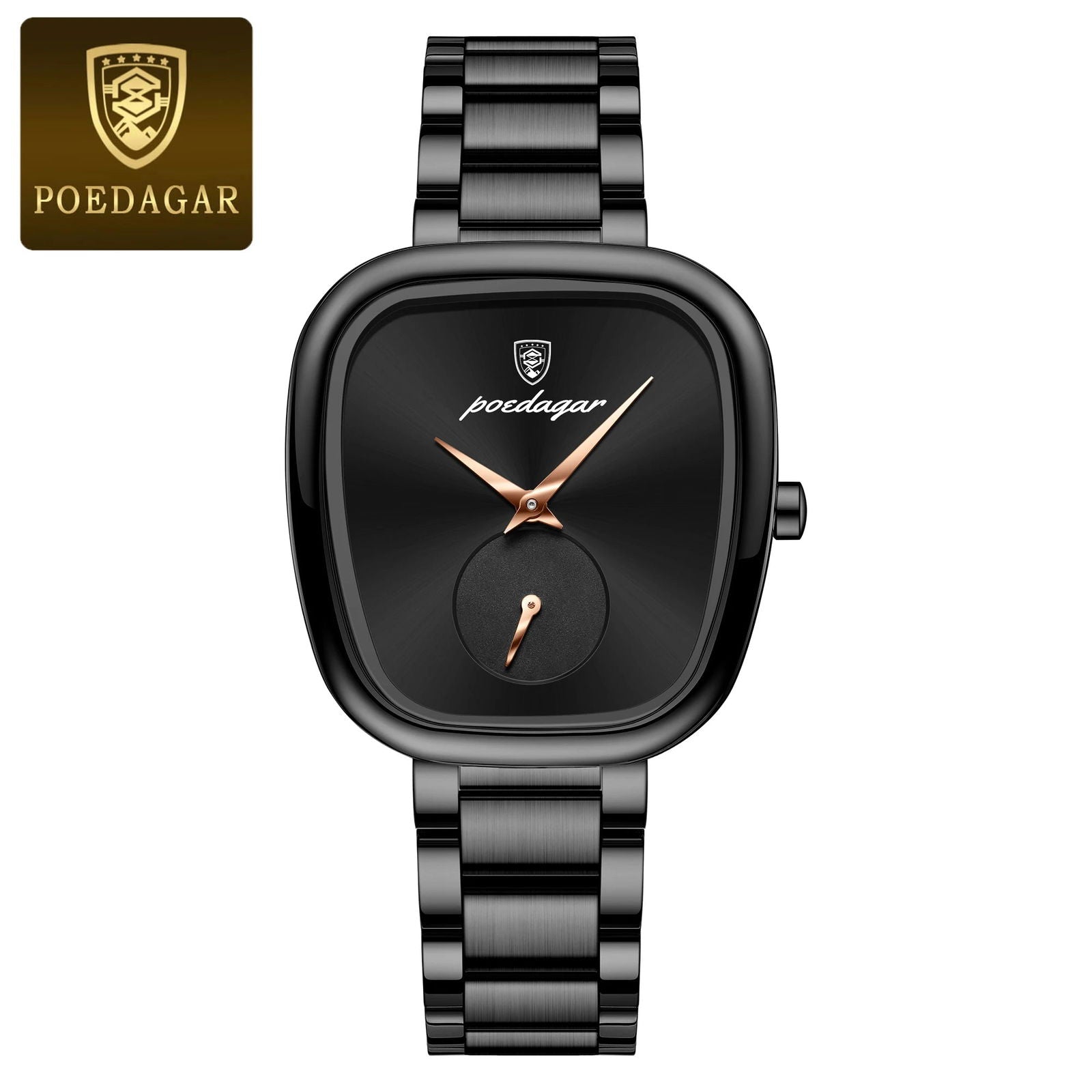 POEDAGAR Luxury Watch for Woman Waterproof Stainless Steel Quartz Ladies Watch High Quality Women's Watches Elegant Female Clock - CHRISTDEST GLOBAL SERVICE
