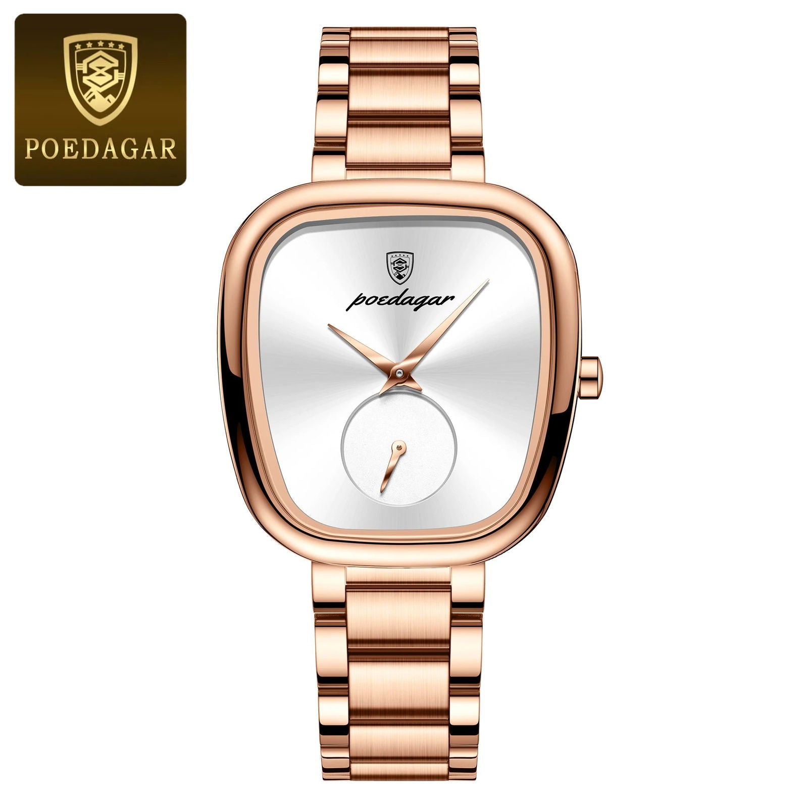 POEDAGAR Luxury Watch for Woman Waterproof Stainless Steel Quartz Ladies Watch High Quality Women's Watches Elegant Female Clock - CHRISTDEST GLOBAL SERVICE