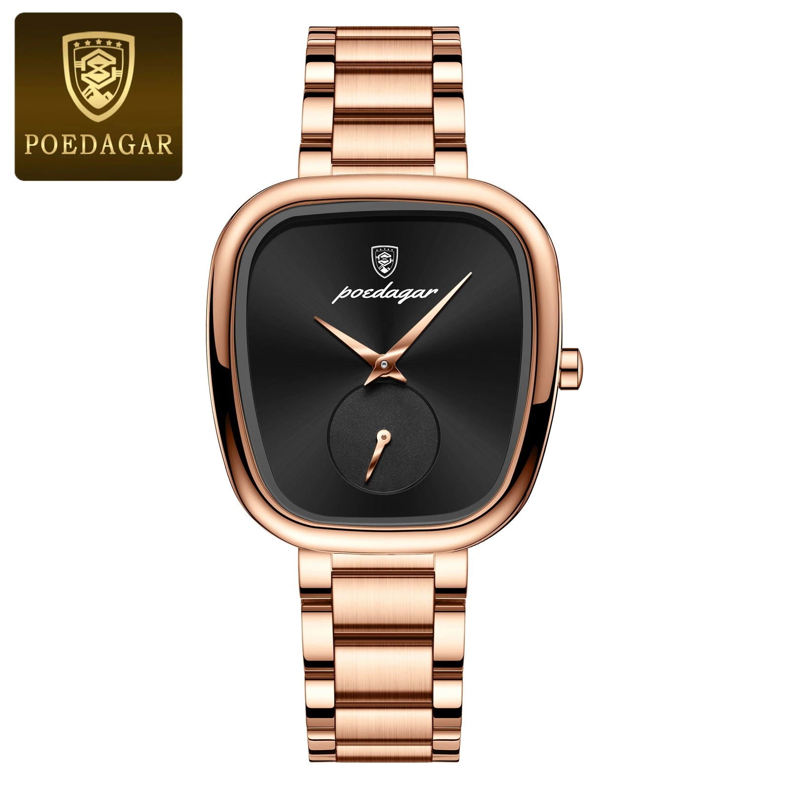 POEDAGAR Luxury Watch for Woman Waterproof Stainless Steel Quartz Ladies Watch High Quality Women's Watches Elegant Female Clock - CHRISTDEST GLOBAL SERVICE