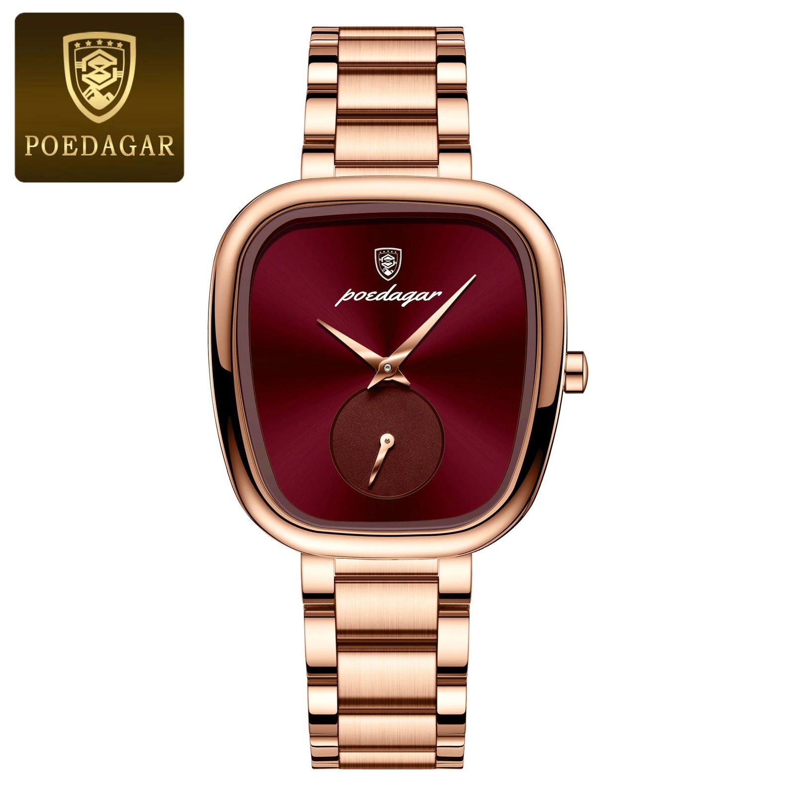 POEDAGAR Luxury Watch for Woman Waterproof Stainless Steel Quartz Ladies Watch High Quality Women's Watches Elegant Female Clock - CHRISTDEST GLOBAL SERVICE