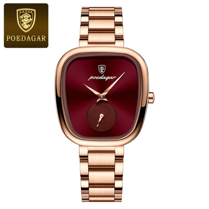POEDAGAR Luxury Watch for Woman Waterproof Stainless Steel Quartz Ladies Watch High Quality Women's Watches Elegant Female Clock - CHRISTDEST GLOBAL SERVICE