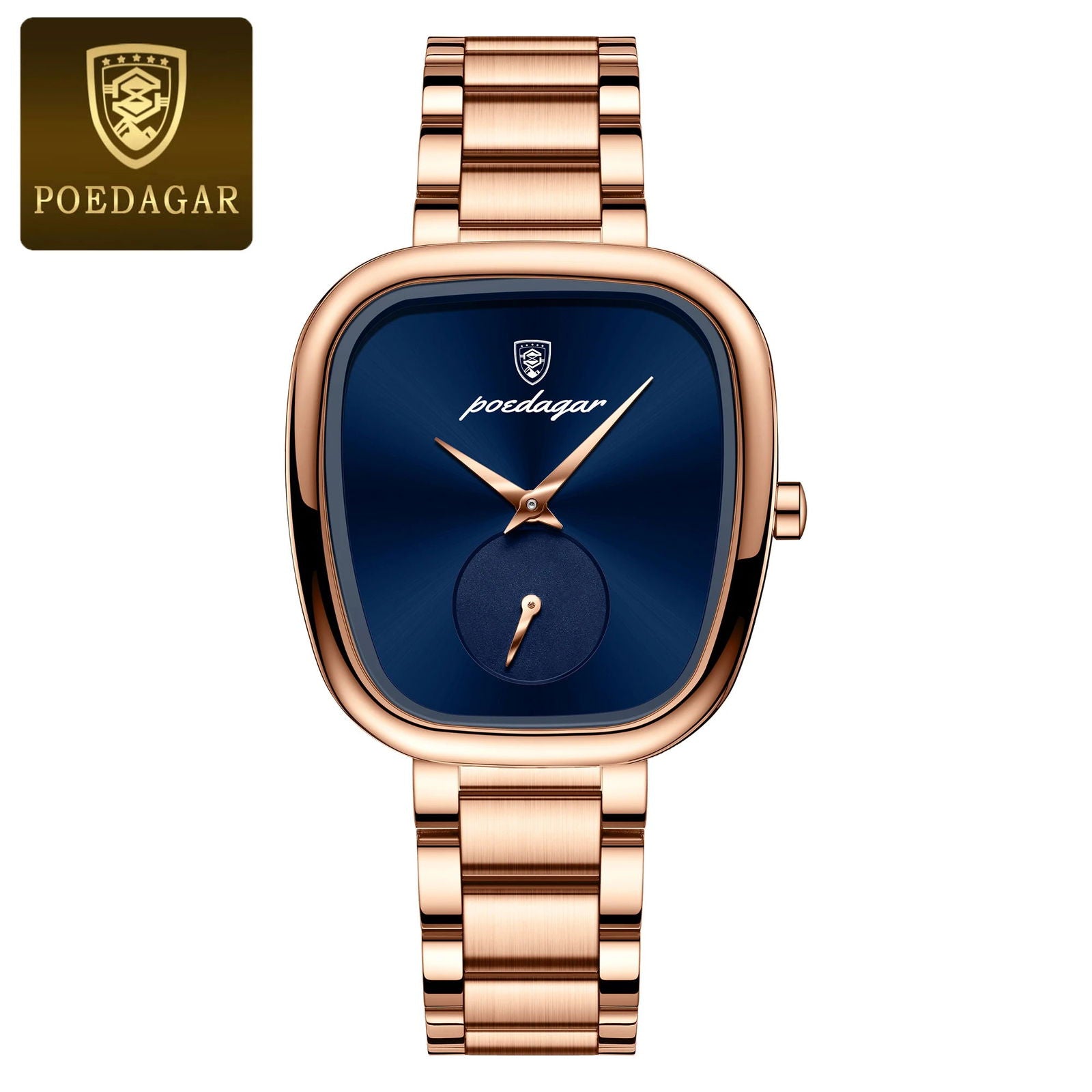 POEDAGAR Luxury Watch for Woman Waterproof Stainless Steel Quartz Ladies Watch High Quality Women's Watches Elegant Female Clock - CHRISTDEST GLOBAL SERVICE