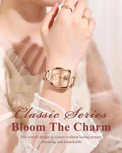 POEDAGAR Luxury Watch for Woman Waterproof Stainless Steel Quartz Ladies Watch High Quality Women's Watches Elegant Female Clock - CHRISTDEST GLOBAL SERVICE