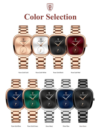 POEDAGAR Luxury Watch for Woman Waterproof Stainless Steel Quartz Ladies Watch High Quality Women's Watches Elegant Female Clock - CHRISTDEST GLOBAL SERVICE