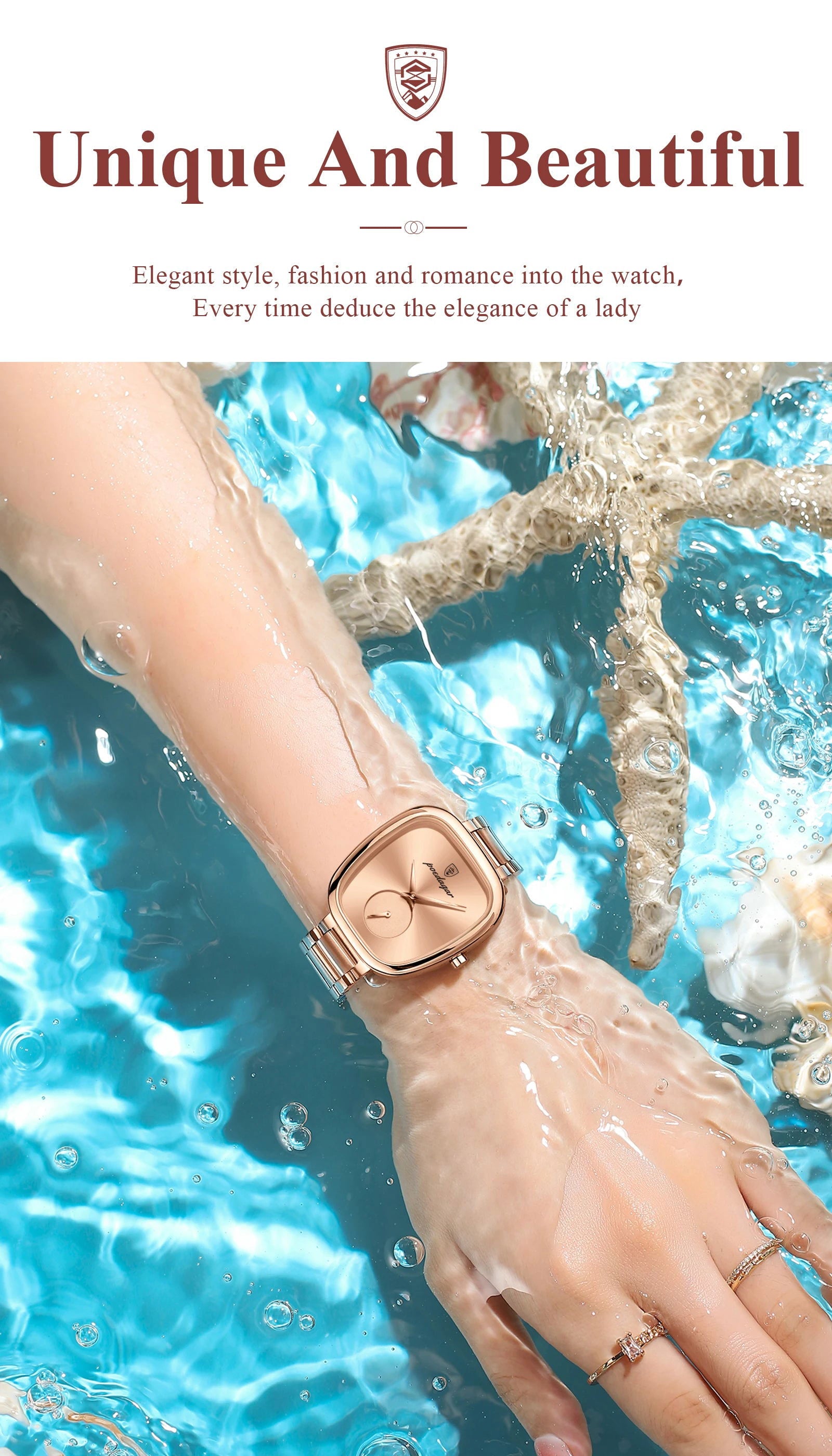 POEDAGAR Luxury Watch for Woman Waterproof Stainless Steel Quartz Ladies Watch High Quality Women's Watches Elegant Female Clock - CHRISTDEST GLOBAL SERVICE