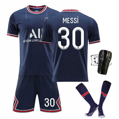 Paris Saint Germain Football Shirt Neymar No. 10 Football Shirt Set Paris Messi Football Shirt No. 30 Training Shirt - CHRISTDEST GLOBAL SERVICE