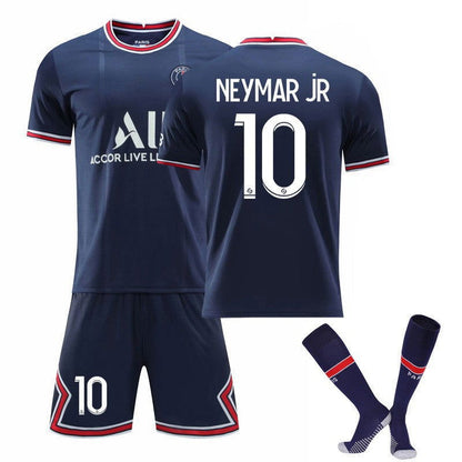 Paris Saint Germain Football Shirt Neymar No. 10 Football Shirt Set Paris Messi Football Shirt No. 30 Training Shirt - CHRISTDEST GLOBAL SERVICE