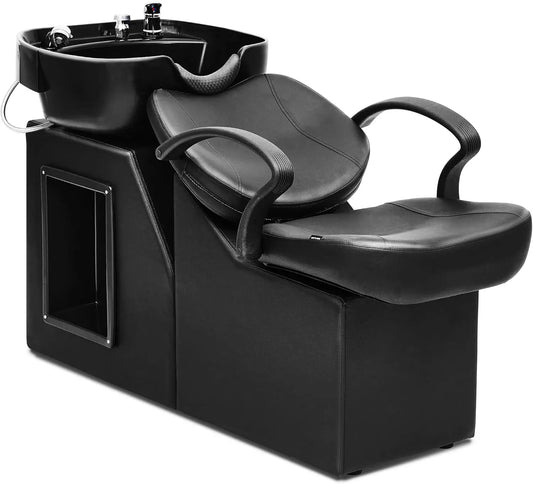 Plastic Shampoo Bowl Chair,Barber Backwash Chair, Hair washing station for Spa Beauty Salon - CHRISTDEST GLOBAL SERVICE