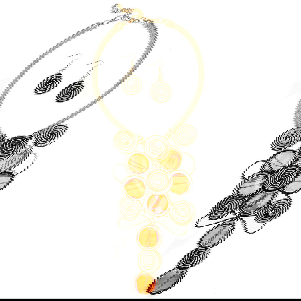 Popular Jewelry Glass Aluminum Wire Handmade Necklace Set - CHRISTDEST GLOBAL SERVICE