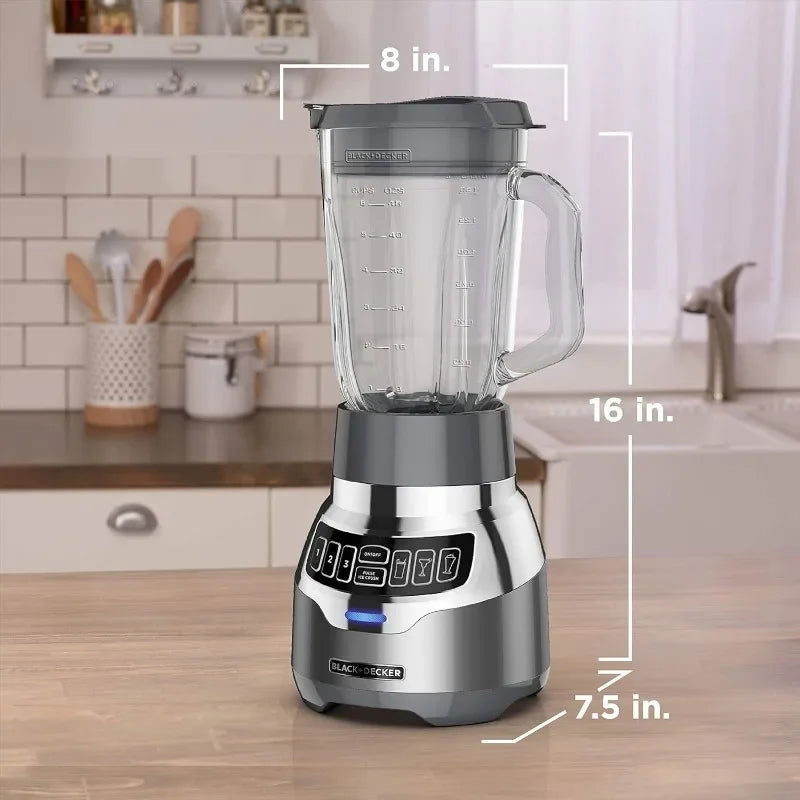 PowerCrush Digital Blender with Quiet Technology, Stainless Steel, BL1300DG-T - CHRISTDEST GLOBAL SERVICE