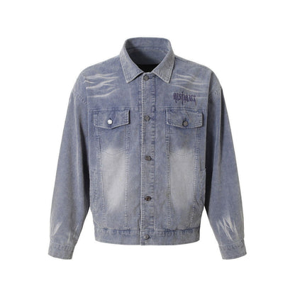 Punk Distressed Niche Corduroy Jacket Jacket - CHRISTDEST GLOBAL SERVICE