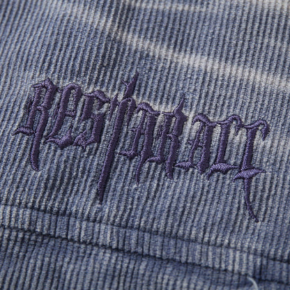 Punk Distressed Niche Corduroy Jacket Jacket - CHRISTDEST GLOBAL SERVICE