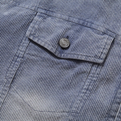 Punk Distressed Niche Corduroy Jacket Jacket - CHRISTDEST GLOBAL SERVICE