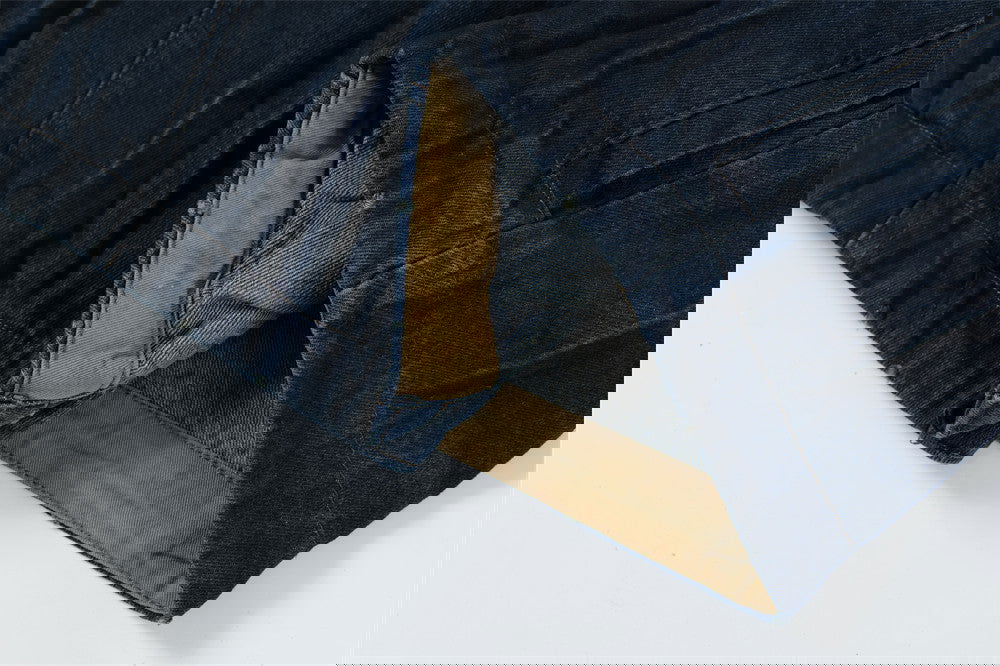 Punk Inkjet Gradient Distressed Dirty Denim Jacket - CHRISTDEST GLOBAL SERVICE