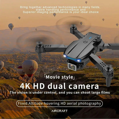 RNABAU E99 RC Drone 4K Professinal With Wide Angle Dual HD Camera Foldable RC Helicopter 5G WIFI FPV Height Hold Apron Sell - CHRISTDEST GLOBAL SERVICE