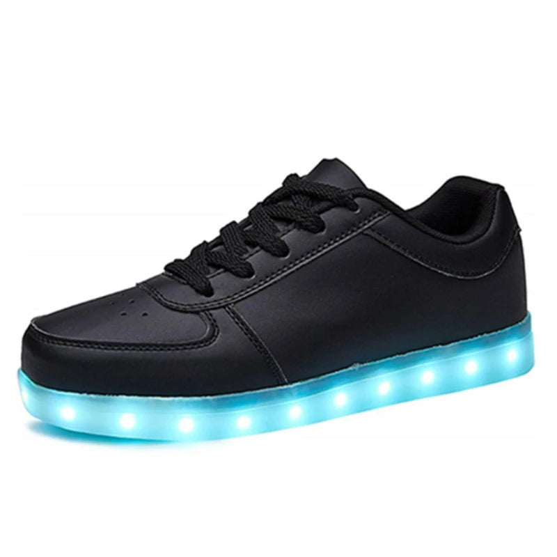 RayZing Fashion Unisex Shoes Led For Adults Schoenen men Casual Chaussures Lumineuse Light Up Shoes lover Luminous Gold Silver - CHRISTDEST GLOBAL SERVICE