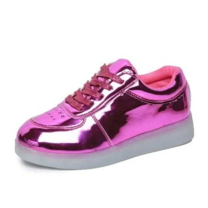 RayZing Fashion Unisex Shoes Led For Adults Schoenen men Casual Chaussures Lumineuse Light Up Shoes lover Luminous Gold Silver - CHRISTDEST GLOBAL SERVICE