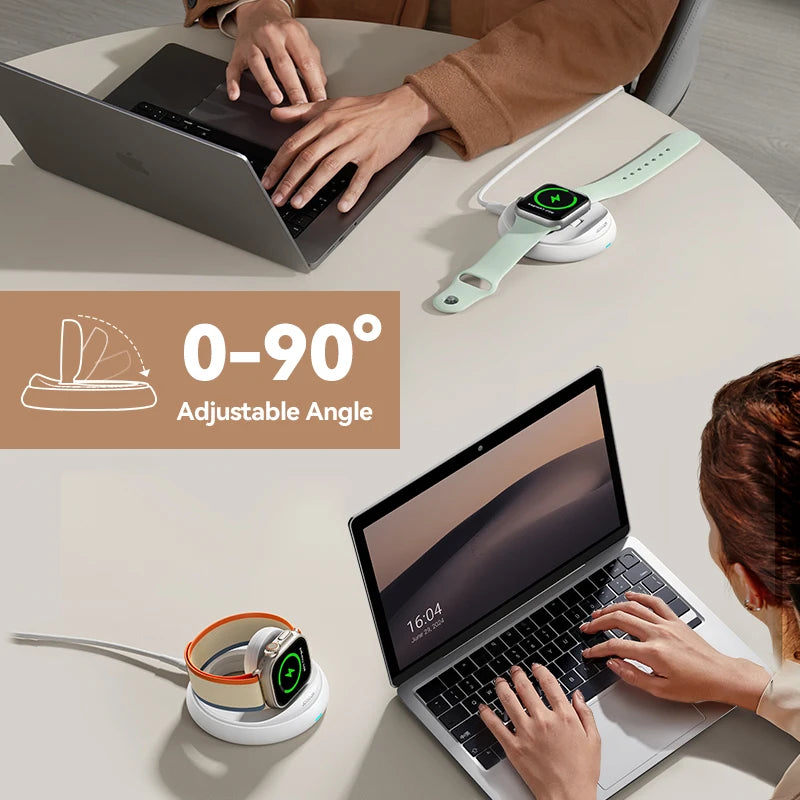 Joyroom for Apple Watch Charger Stand Portable Magnetic Charging Dock Fast Charger for iWatch Ultra/SE/Series 9 8 7 6 5 4 JR-W12