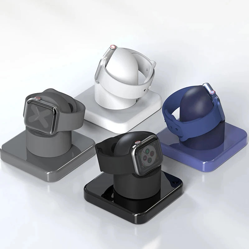 Silicone Charing Nightstand For Apple Watch Charger Stand iWatch Band Ultra2/9/8/SE/7/6/SE/4/3 49mm/45mm/44mm/42mm/41mm/40mm
