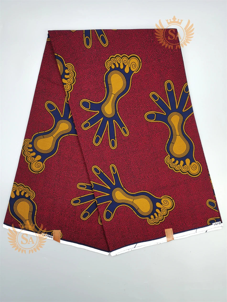 Veritable Wax Guaranteed Real wax print fabric dutch hollandais pagne africa Dress 100% Cotton n11 - CHRISTDEST GLOBAL SERVICE
