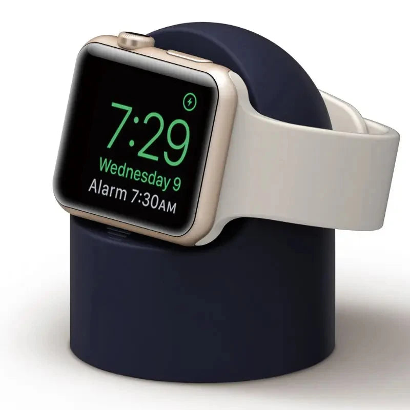 Silicone Charing Nightstand For Apple Watch Charger Stand iWatch Band Ultra2/9/8/SE/7/6/SE/4/3 49mm/45mm/44mm/42mm/41mm/40mm