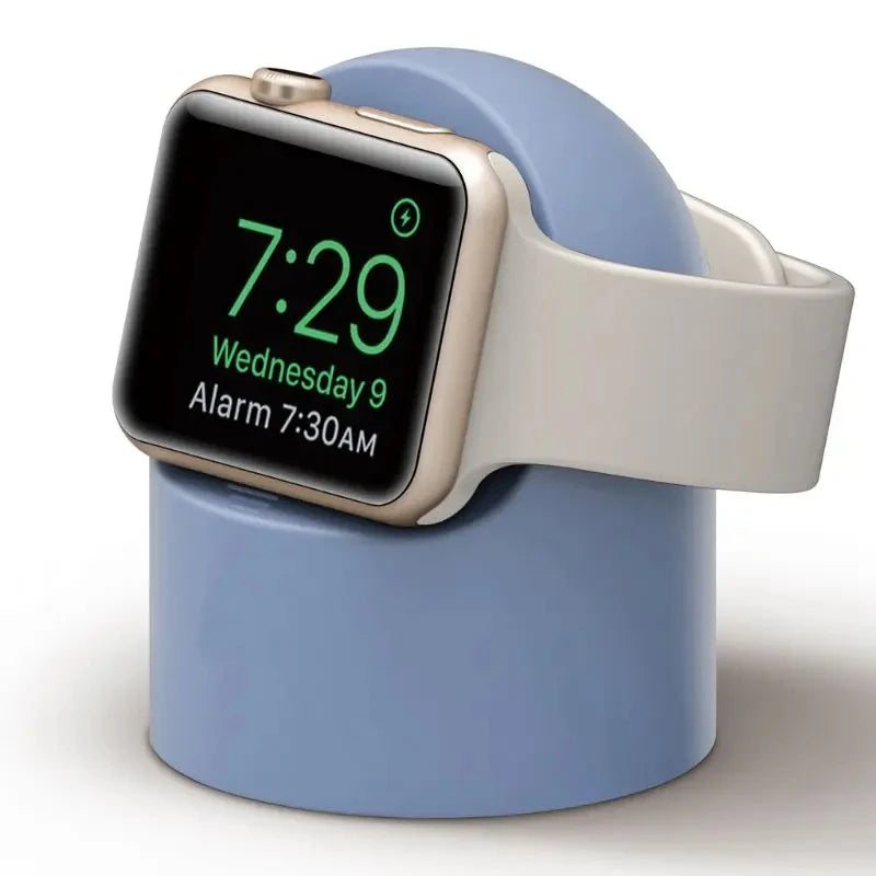 Silicone Charing Nightstand For Apple Watch Charger Stand iWatch Band Ultra2/9/8/SE/7/6/SE/4/3 49mm/45mm/44mm/42mm/41mm/40mm