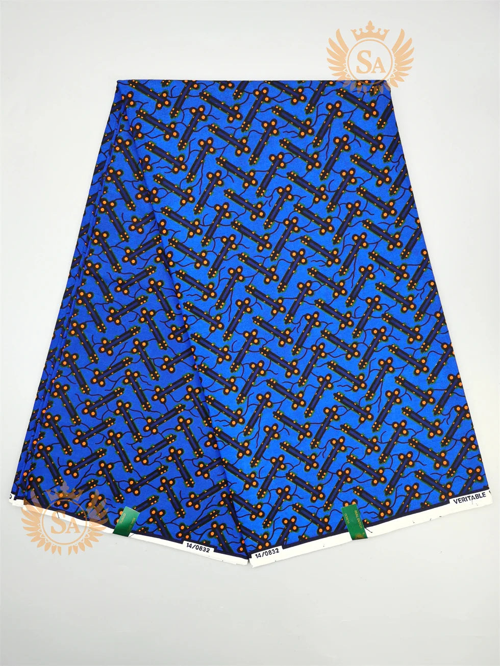 Veritable Wax Guaranteed Real wax print fabric dutch hollandais pagne africa Dress 100% Cotton n11 - CHRISTDEST GLOBAL SERVICE