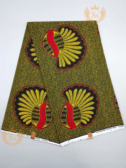 Veritable Wax Guaranteed Real wax print fabric dutch hollandais pagne africa Dress 100% Cotton n11 - CHRISTDEST GLOBAL SERVICE