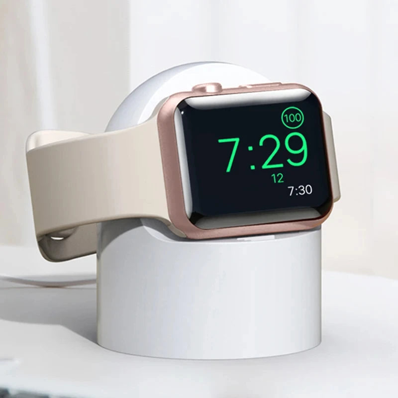 Silicone Charing Nightstand For Apple Watch Charger Stand iWatch Band Ultra2/9/8/SE/7/6/SE/4/3 49mm/45mm/44mm/42mm/41mm/40mm