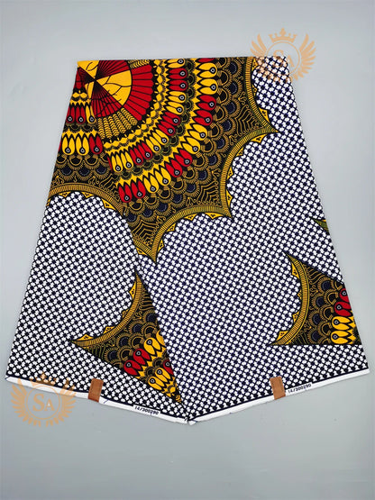 Veritable Wax Guaranteed Real wax print fabric dutch hollandais pagne africa Dress 100% Cotton n11 - CHRISTDEST GLOBAL SERVICE