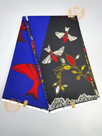Veritable Wax Guaranteed Real wax print fabric dutch hollandais pagne africa Dress 100% Cotton n11 - CHRISTDEST GLOBAL SERVICE