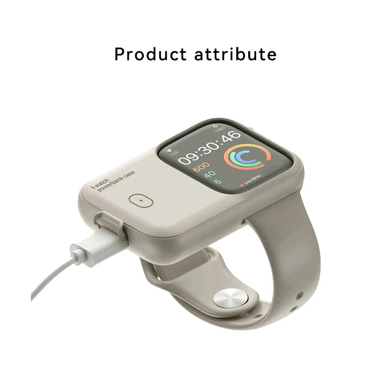 iWatch Power Bank Case For Apple Watch Charger 1200mAh Wireless Powerbank For Apple Watch 46 45 49mm Portable Magnetic Charging