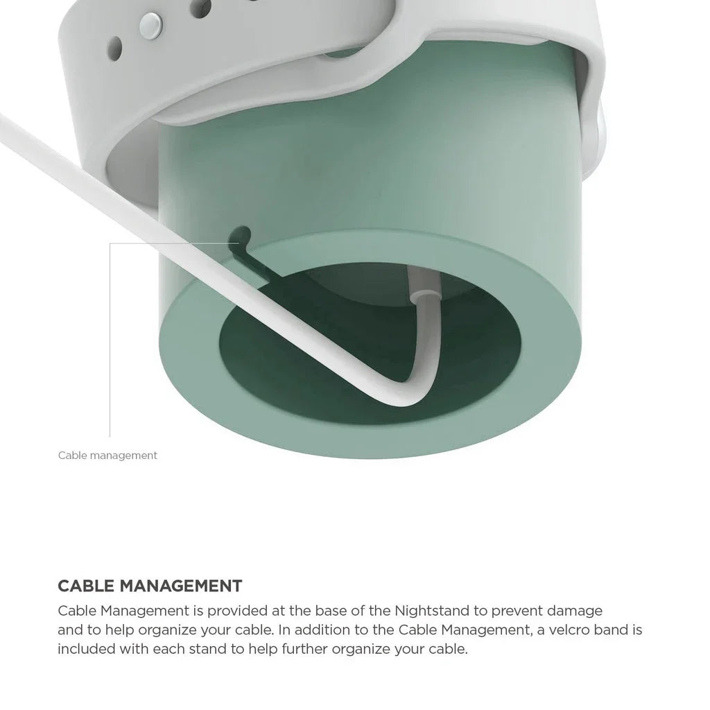 Durable Silicone Nightstand Mode For Apple Watch Charger Stand iWatch Ultra/8/SE2/7/6/SE/4/3 49mm/45mm/44mm/42mm/41mm/40mm/38mm