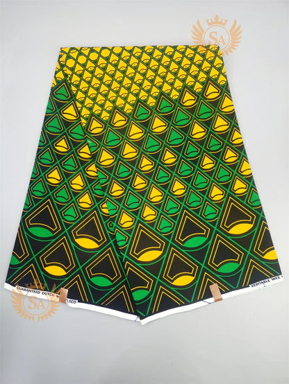 Veritable Wax Guaranteed Real wax print fabric dutch hollandais pagne africa Dress 100% Cotton n11 - CHRISTDEST GLOBAL SERVICE