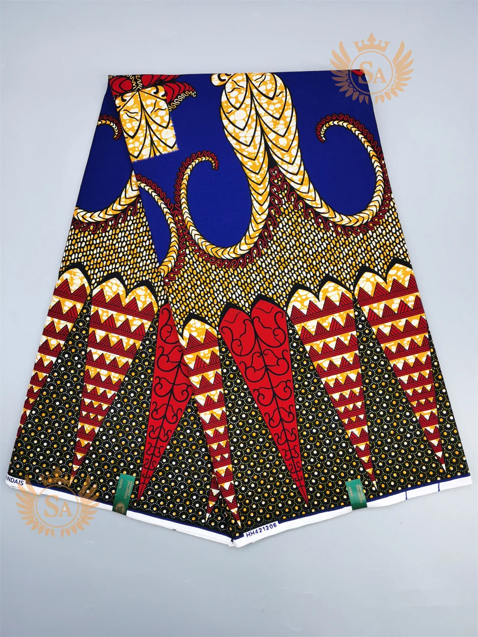Veritable Wax Guaranteed Real wax print fabric dutch hollandais pagne africa Dress 100% Cotton n11 - CHRISTDEST GLOBAL SERVICE
