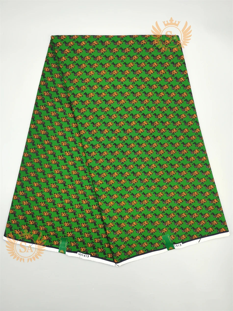 Veritable Wax Guaranteed Real wax print fabric dutch hollandais pagne africa Dress 100% Cotton n11 - CHRISTDEST GLOBAL SERVICE