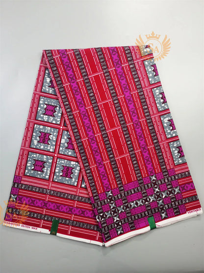 Veritable Wax Guaranteed Real wax print fabric dutch hollandais pagne africa Dress 100% Cotton n11 - CHRISTDEST GLOBAL SERVICE