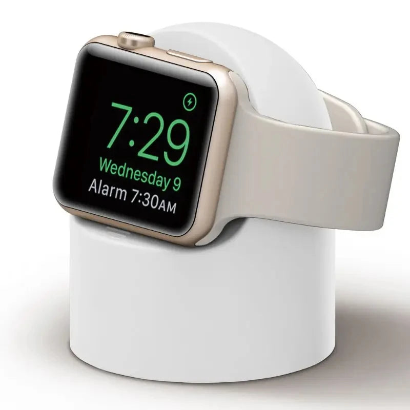 Silicone Charing Nightstand For Apple Watch Charger Stand iWatch Band Ultra2/9/8/SE/7/6/SE/4/3 49mm/45mm/44mm/42mm/41mm/40mm