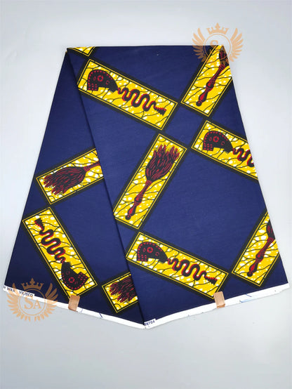 Veritable Wax Guaranteed Real wax print fabric dutch hollandais pagne africa Dress 100% Cotton n11 - CHRISTDEST GLOBAL SERVICE