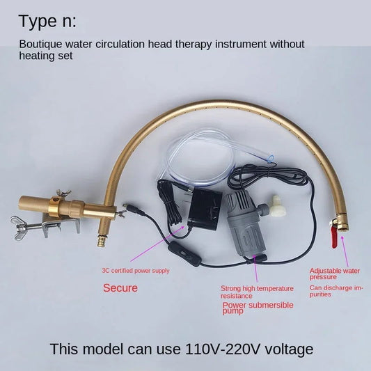 Salon Shampoo Chair Chinese Water Circulation Flushing Bed Special Mobile Head Massager Spa Accessories - CHRISTDEST GLOBAL SERVICE
