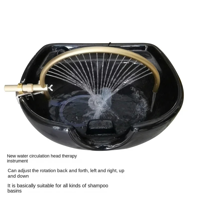 Salon Shampoo Chair Chinese Water Circulation Flushing Bed Special Mobile Head Massager Spa Accessories - CHRISTDEST GLOBAL SERVICE