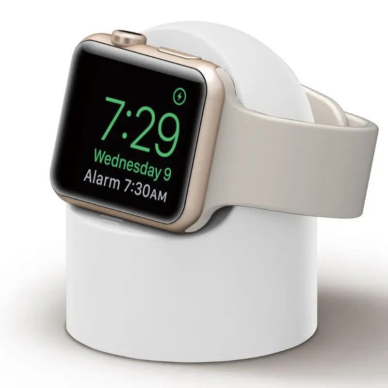 For Apple Watch Charger Stand iWatch Ultra/8/SE2/7/6/SE/4/3 49mm/45mm/44mm/42mm/41mm/40mm/38mm Durable Silicone Nightstand Mode